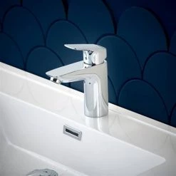 Hansgrohe Logis Single Lever Basin Mixer 100 with Push-open Waste - 71107000 5 Hansgrohe Logis Single Lever Basin Mixer 100 with Push-open Waste - 71107000 -Basin Taps Shop 71107000.ai2 460