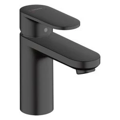 Hansgrohe Vernis Blend Single Lever Basin Mixer 100 with Pop-up Waste - Matt Black - 71551670