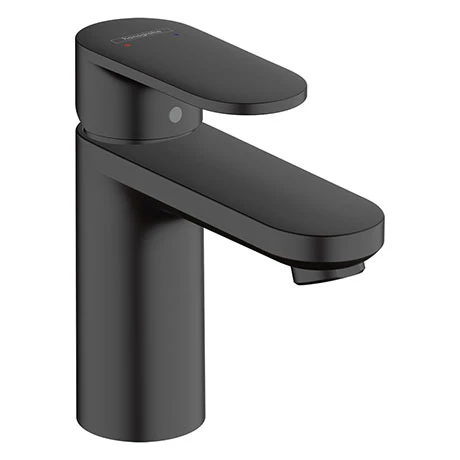 Hansgrohe Vernis Blend Single Lever Basin Mixer 100 with Pop-up Waste - Matt Black - 71551670 1 Hansgrohe Vernis Blend Single Lever Basin Mixer 100 with Pop-up Waste - Matt Black - 71551670