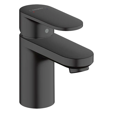 Hansgrohe Vernis Blend Single Lever Basin Mixer 70 with Pop-up Waste - Matt Black - 71550670 1 Hansgrohe Vernis Blend Single Lever Basin Mixer 70 with Pop-up Waste - Matt Black - 71550670