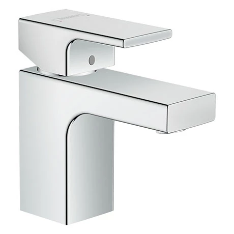 Hansgrohe Vernis Shape Single Lever Basin Mixer 70 with Pop-up Waste - Chrome - 71560000 1 Hansgrohe Vernis Shape Single Lever Basin Mixer 70 with Pop-up Waste - Chrome - 71560000