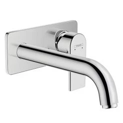 Hansgrohe Vernis Shape Wall Mounted Single Lever Basin Mixer - Chrome - 71578000