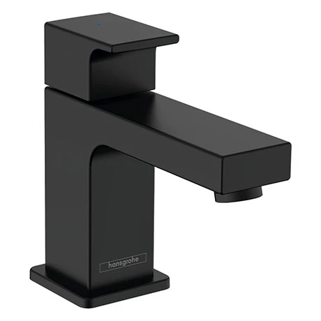 Hansgrohe Vernis Shape Pillar Tap 70 for Cold Water without Waste - Matt Black - 71592670 1 Hansgrohe Vernis Shape Pillar Tap 70 for Cold Water without Waste - Matt Black - 71592670