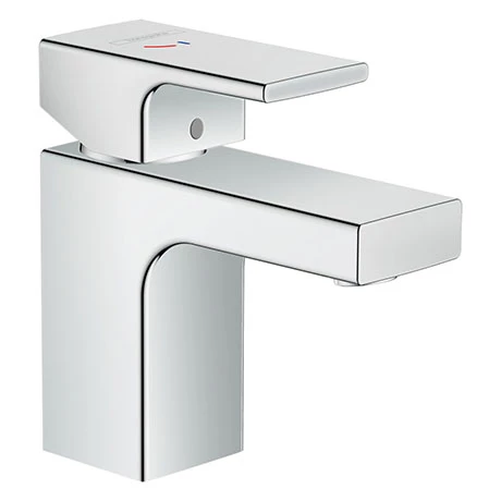 Hansgrohe Vernis Shape Single Lever Basin Mixer 70 CoolStart with Pop-up Waste - Chrome - 71593000 1 Hansgrohe Vernis Shape Single Lever Basin Mixer 70 CoolStart with Pop-up Waste - Chrome - 71593000