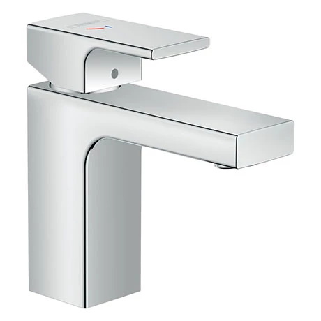 Hansgrohe Vernis Shape Single Lever Basin Mixer 100 CoolStart with Pop-up Waste - Chrome - 71594000 1 Hansgrohe Vernis Shape Single Lever Basin Mixer 100 CoolStart with Pop-up Waste - Chrome - 71594000