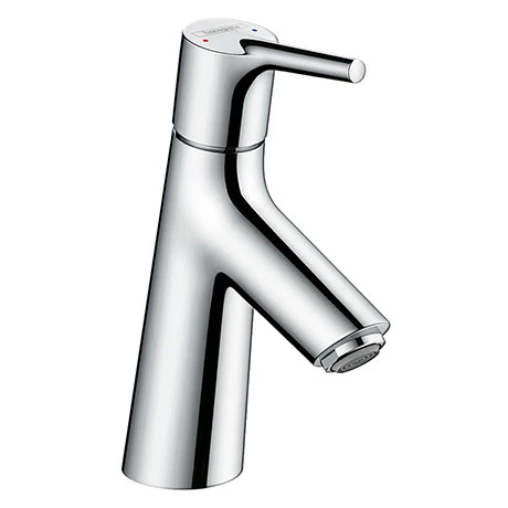 Hansgrohe Talis S Single Lever Basin Mixer 80 with Push-open Waste - 72011000 1 Hansgrohe Talis S Single Lever Basin Mixer 80 with Push-open Waste - 72011000