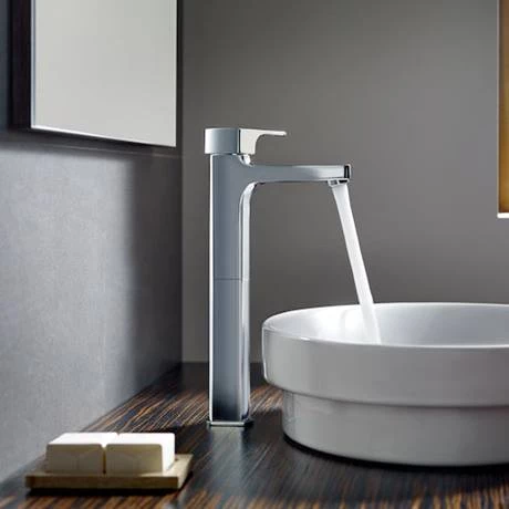 Roca Escuadra Tall Smooth Body Basin Mixer - A5A3720C0N 2 Roca Escuadra Tall Smooth Body Basin Mixer - A5A3720C0N - Image 2