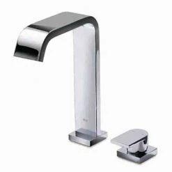 Roca Flat 2-Hole Basin Mixer with Pop-up Waste - A5A3832C0N
