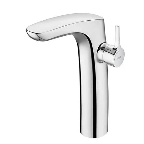 Roca Insignia Cold Start Tall Basin Mixer with Click-Clack Waste - Chrome - A5A3A3AC00 1 Roca Insignia Cold Start Tall Basin Mixer with Click-Clack Waste - Chrome - A5A3A3AC00