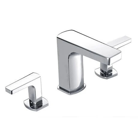 Roca Escuadra 3-Hole Basin Mixer + Waste - A5A4420C00 1 Roca Escuadra 3-Hole Basin Mixer + Waste - A5A4420C00