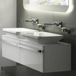 Ideal Standard Tonic II 180mm Spout Wall Mounted Basin Mixer -Basin Taps Shop A6334AA A5948NU D4 460