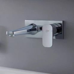 Ideal Standard Tonic II 225mm Spout Wall Mounted Basin Mixer -Basin Taps Shop A6335AA A5948NU D2 460