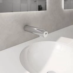 Armitage Shanks Sensorflow E Touchless Panel Mounted Basin Mixer (Mains) - A7553AA -Basin Taps Shop A7553AA D2 460