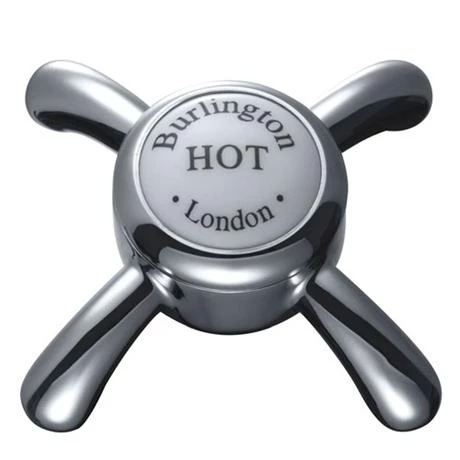 Burlington Anglesey - Chrome 3" Basin Taps - AN1 2 Burlington Anglesey - Chrome 3" Basin Taps - AN1 - Image 2