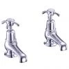 Burlington Anglesey - Chrome 3" Basin Taps - AN1