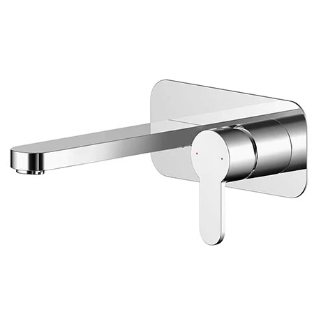 Nuie Arvan Chrome 2TH Wall Mounted Basin Mixer - ARV328 1 Nuie Arvan Chrome 2TH Wall Mounted Basin Mixer - ARV328