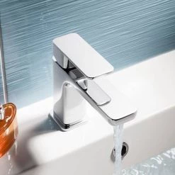 Crosswater - Atoll Monobloc Basin Mixer - AT110DNC -Basin Taps Shop AT110DNC D2N 460