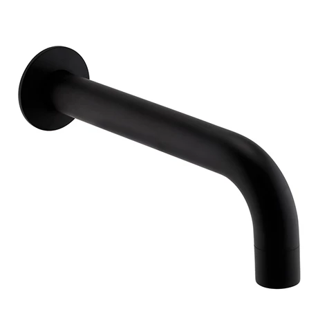Arezzo Matt Black Wall Mounted Bath Spout 1 Arezzo Matt Black Wall Mounted Bath Spout
