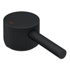 Arezzo Fluted Round Matt Black High Rise Mono Basin Mixer Tap 10 Arezzo Fluted Round Matt Black High Rise Mono Basin Mixer Tap -Basin Taps Shop AZ2LTMBF detail3 460