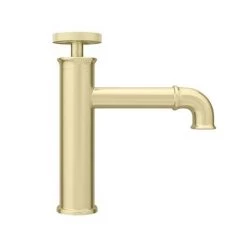 Arezzo Brushed Brass Industrial Style Mono Basin Mixer 9 Arezzo Brushed Brass Industrial Style Mono Basin Mixer -Basin Taps Shop AZISBB01 d4 460