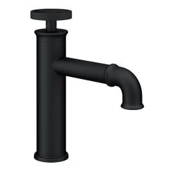 Arezzo Matt Black Industrial Style Mono Basin Mixer