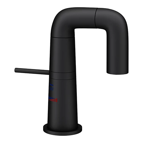 Arezzo Basin Mixer Tap with 360 Degree Rotating Spout Matt Black 1 Arezzo Basin Mixer Tap with 360 Degree Rotating Spout Matt Black