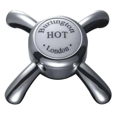 Burlington - Anglesey 2TH Bridge Curved Spout Basin Mixer (230mm centers) w Invisible Overflow 4 Burlington - Anglesey 2TH Bridge Curved Spout Basin Mixer (230mm centers) w Invisible Overflow - Image 4