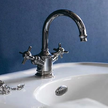 Arcade Highneck Monobloc Basin Mixer Tap - Nickel - Various Tap Head Options 3 Arcade Highneck Monobloc Basin Mixer Tap - Nickel - Various Tap Head Options - Image 3