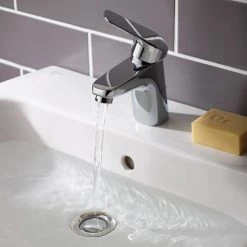 Ideal Standard Ceraflex Basin Mixer with Pop-up Waste - B1811AA -Basin Taps Shop B1811AA D4 460
