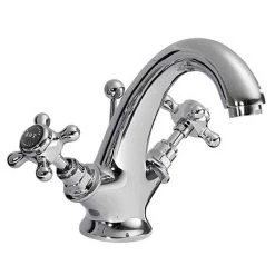 Bayswater Black Crosshead Mono Basin Mixer + Pop-Up Waste