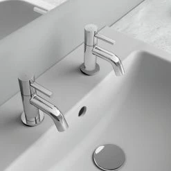 Ideal Standard Ceraline Basin Pillar Taps - BC184AA 9 Ideal Standard Ceraline Basin Pillar Taps - BC184AA -Basin Taps Shop BC184AA D4 460