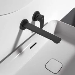 Ideal Standard Silk Black Cerafine O Wall Mounted Basin Mixer 7 Ideal Standard Silk Black Cerafine O Wall Mounted Basin Mixer -Basin Taps Shop BD133XG D2 460