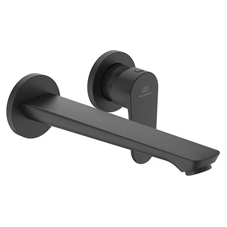 Ideal Standard Silk Black Cerafine O Wall Mounted Basin Mixer 1 Ideal Standard Silk Black Cerafine O Wall Mounted Basin Mixer