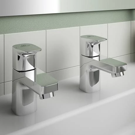 Ideal Standard Ceraplan Basin Pillar Taps - BD247AA 5 Ideal Standard Ceraplan Basin Pillar Taps - BD247AA - Image 5