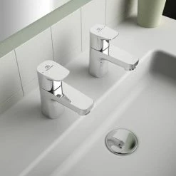 Ideal Standard Ceraplan Basin Pillar Taps - BD247AA 11 Ideal Standard Ceraplan Basin Pillar Taps - BD247AA -Basin Taps Shop BD247AA.ai2 460