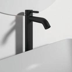 Ideal Standard Ceraline Silk Black Single Lever Tall Basin Mixer 8 Ideal Standard Ceraline Silk Black Single Lever Tall Basin Mixer -Basin Taps Shop BD365XG D2 460