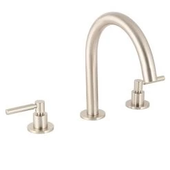 BagnoDesign M-Line Brushed Nickel 3 Hole Deck Mounted Basin Mixer
