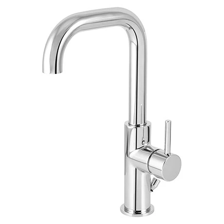 BagnoDesign M-Line Chrome Tall Mono Basin Mixer with Pop-up Waste 1 BagnoDesign M-Line Chrome Tall Mono Basin Mixer with Pop-up Waste
