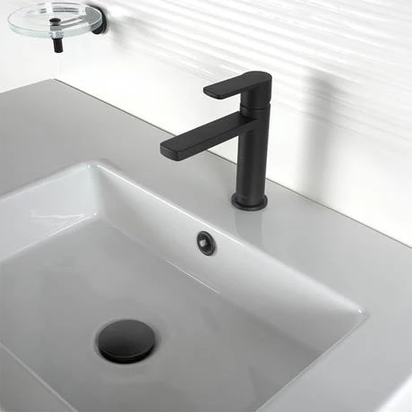 BagnoDesign Teatro Matt Black Mono Basin Mixer 2 BagnoDesign Teatro Matt Black Mono Basin Mixer - Image 2