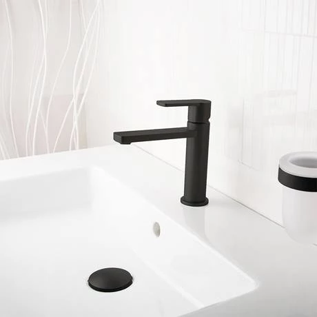 BagnoDesign Teatro Matt Black Mono Basin Mixer 3 BagnoDesign Teatro Matt Black Mono Basin Mixer - Image 3