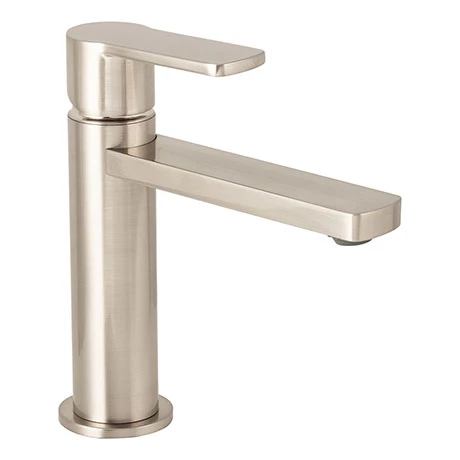 BagnoDesign Teatro Brushed Nickel Mono Basin Mixer 1 BagnoDesign Teatro Brushed Nickel Mono Basin Mixer
