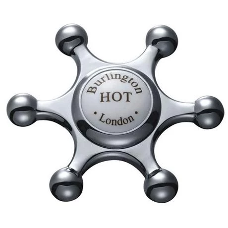 Burlington - Birkenhead 2TH Bridge Curved Spout Basin Mixer (200mm centers) w Plug & Chain 2 Burlington - Birkenhead 2TH Bridge Curved Spout Basin Mixer (200mm centers) w Plug & Chain - Image 2