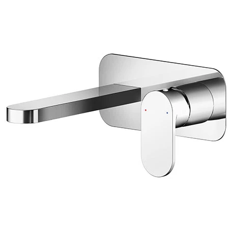 Nuie Binsey 2TH Wall Mounted Basin Mixer - BIN328 1 Nuie Binsey 2TH Wall Mounted Basin Mixer - BIN328