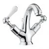 Crosswater - Belgravia Lever Highneck Monobloc Basin Mixer Tap with Pop-up Waste - BL112DPC_LV