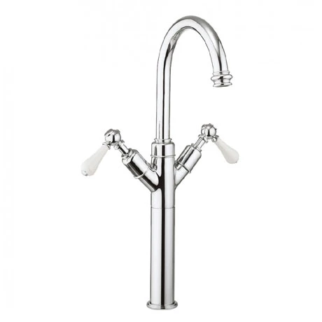 Crosswater - Belgravia Lever Tall Monobloc Basin Mixer Tap - Chrome - BL118DNC_LV 1 Crosswater - Belgravia Lever Tall Monobloc Basin Mixer Tap - Chrome - BL118DNC_LV