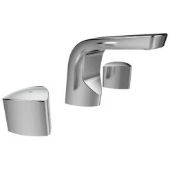 Bristan Bright 3 Hole Basin Mixer with Clicker Waste -Basin Taps Shop BRG 3HBAS C D2 460