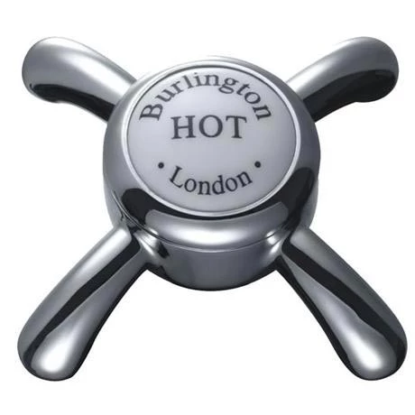 Burlington Anglesey Regent - Chrome 3 Tap Hole Basin Mixer with Pop Up - ANR12 2 Burlington Anglesey Regent - Chrome 3 Tap Hole Basin Mixer with Pop Up - ANR12 - Image 2