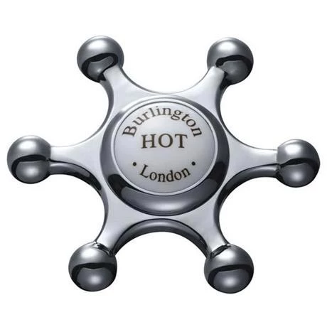 Burlington Birkenhead Chrome 3TH Basin Mixer with Pop Up Waste - BI12 2 Burlington Birkenhead Chrome 3TH Basin Mixer with Pop Up Waste - BI12 - Image 2