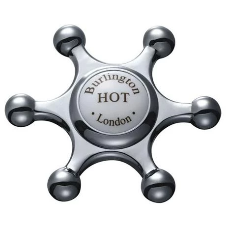 Burlington Birkenhead - Chrome 3" Basin Taps - BI1 2 Burlington Birkenhead - Chrome 3" Basin Taps - BI1 - Image 2