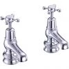 Burlington Claremont Regent - Chrome 3" Basin Taps - CLR1